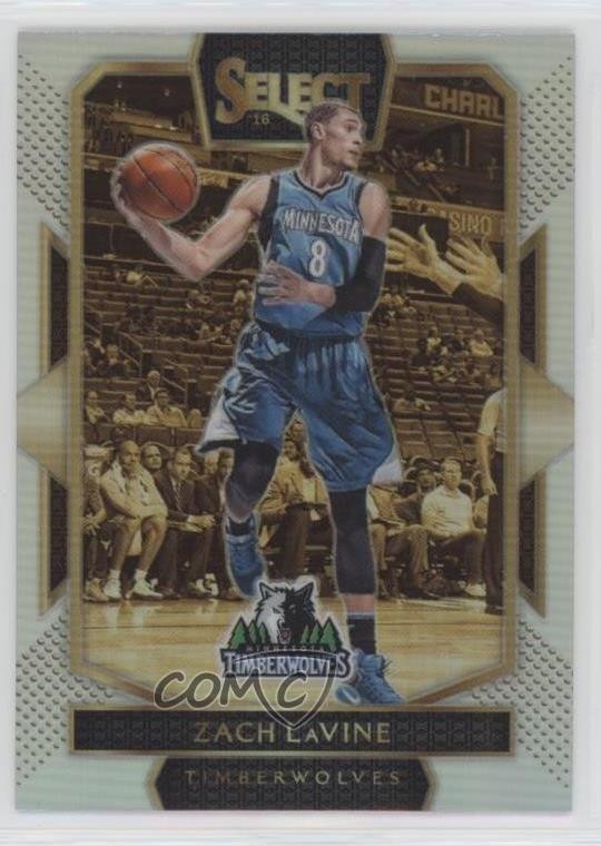 2016-17 Panini Select Courtside Silver Prizm Zach LaVine #209 06ab