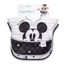 Bumkins Disney SuperBib 3 Pk - Love, Mickey