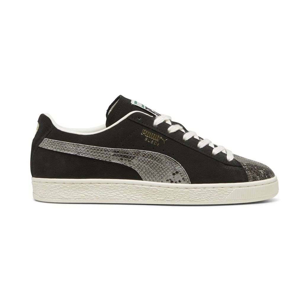 PUMA Suede Split Lace Up Mens Black Sneakers Casual Shoes 39870602