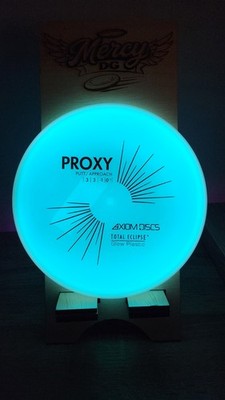 Axiom Discs Proxy Total Eclipse Blue Glow Plastic White 173g 3|3|-1|0.5 Putter