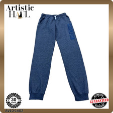 Champion Boy's Blue Fleece Sweatpants Size XL Jogger Drawstring Logo