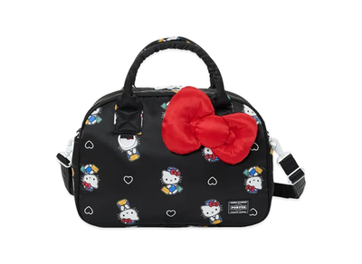 PORTER x HELLO KITTY 2Way Duffle Bag Black | eBay