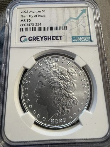 2023 Morgan Silver Dollar $1 First Day Of Issue - NGC MS70
