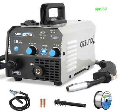 130A MIG Flux Core Welder 110V Gasless IGBT Inverter Portable Wire Feed