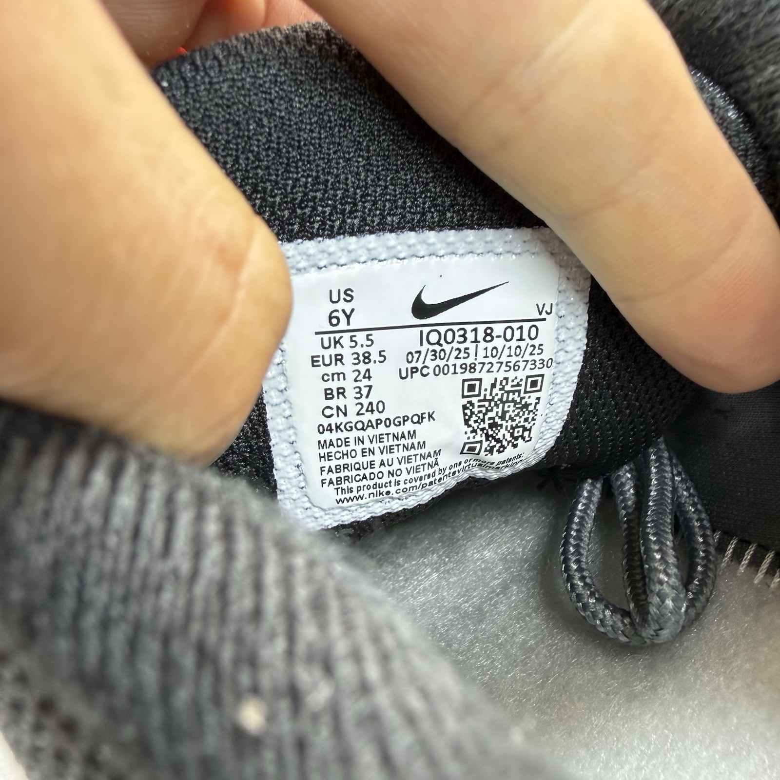 Size 5.5 - Nike Air Max 95 Black Cool Grey Anthracite Trainers IQ0318-010 image 6