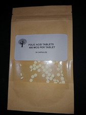 FOLIC ACID TABLETS 400 MCG PER 1  30 COUNT 