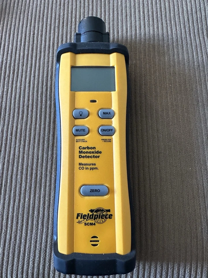 Detector de monóxido de carbono Fieldpiece SCM4 - Preto/amarelo - Imagem 2 de 4