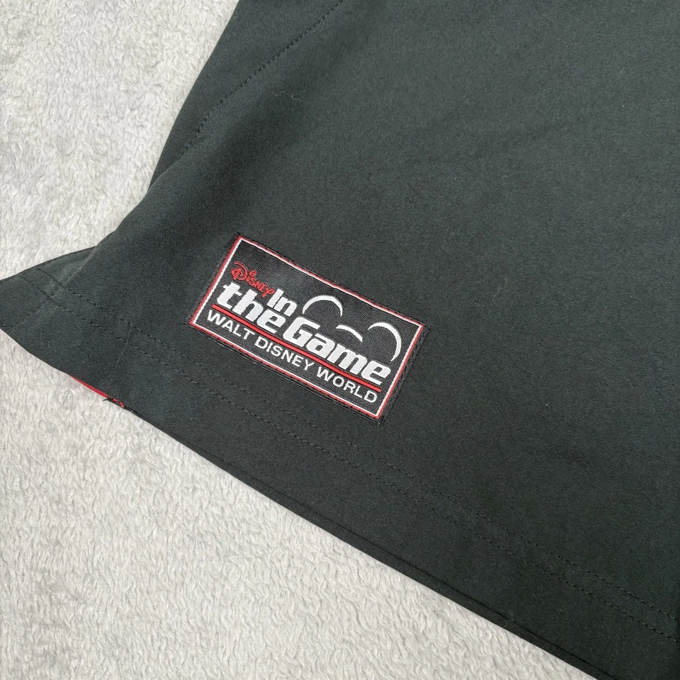 Pantalones Cortos De Colección Walt Disney World Para Hombre Medianos Parques Negros Fútbol Correr 5" Foto 4 de 4