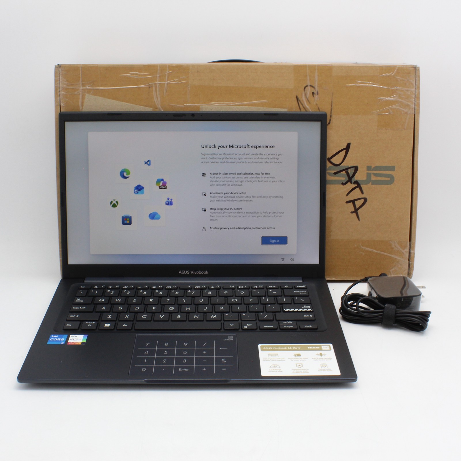 ASUS Vivobook 14 X1404V 14" Intel Core i5-1334U 12GB RAM 256GB SSD Windows 11