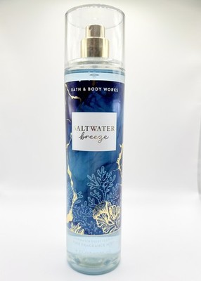 NEW BATH & BODY WORKS BBW SALTWATER BREEZE FRAGRANCE BODY SPRAY MIST 8 FLOZ RARE