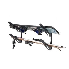 2 Board Snowboard Wall Racks, Adjustable Storage Rack for Ski, Surfboard, Wak...