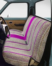 Baja Saddle Car Seat Covers - Durable, Stylish, Universal Fit for Purple Bench