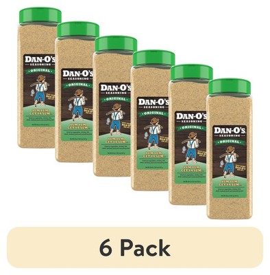 Dan-O'S Original Seasoning 6-PK Great 4 Cooking & Grilling Large Bottle 6-20 Oz