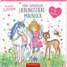 Mein superdicker Lieblingstiere-Malblock - 70 Motive (Prinzessin Lillifee)