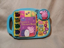 Peppa Pig Learn And Discover Book VTech Interactive Talking V-Tech Nick Jr.