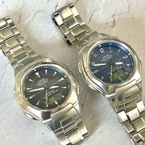 Casio Wave Ceptor Funk Solaruhr 2er Set