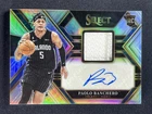 2022-23 Panini Select Paolo Banchero Silver RC Rookie Jersey Patch Auto RJA /199