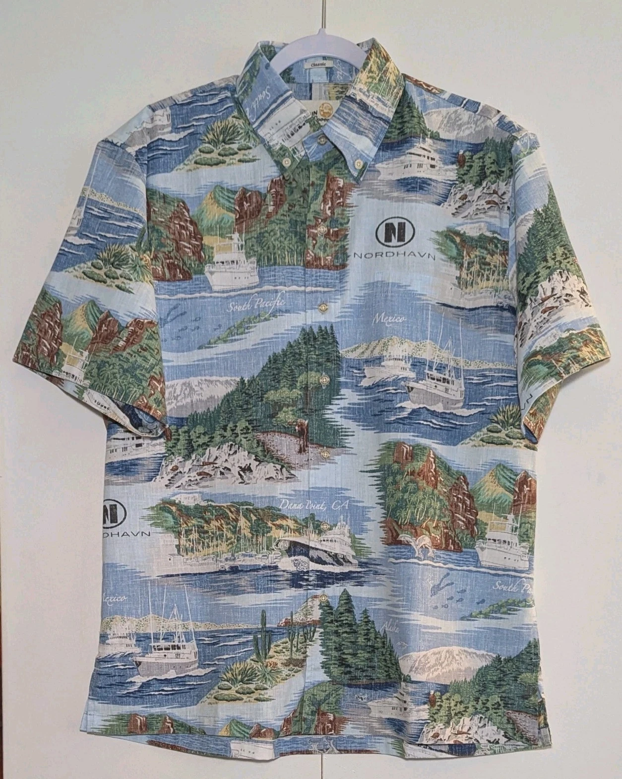 Reyn Spooner Nordhavn Yacht Button Up Shirt Men's M Nautical Ship Boat Hawaiian
Opens in a new windo