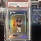 2024 Panini Optic - Rated Rookie Caleb Williams #201 Holo Prizm (RC) PSA 9