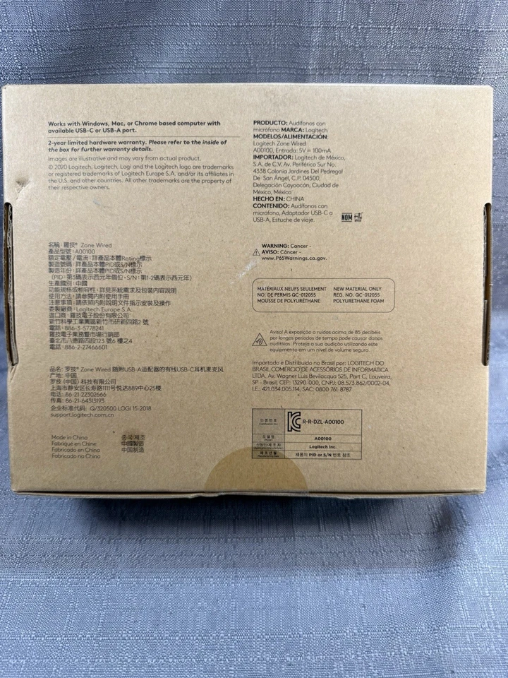 Logitech Zone Wired On-Ear Headset Black 981-000876 Microsoft Teams Certified - Image 2 of 4