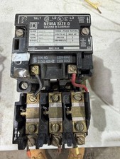 SQUARE D 8536-SB02 MOTOR STARTER  W606