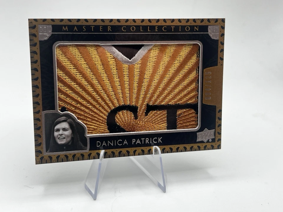 2016 UD All Time Greats Master Collection DANICA PATRICK Logo Patch /125 - Image 3 of 4