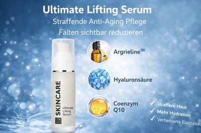 toxskincare Ultimate Lifting Serum Argireline Hyaluron Q10 Anti Aging 30 ml
