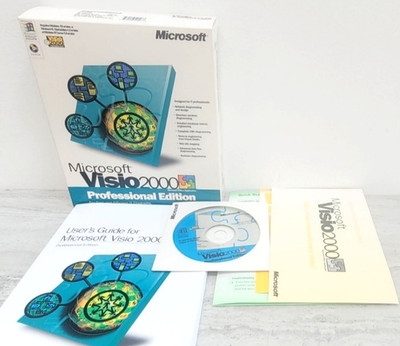 MICROSOFT VISIO2000 PROFESSIONAL EDITION IT NETWORK DIAGRAMS WINDOW 98 NT