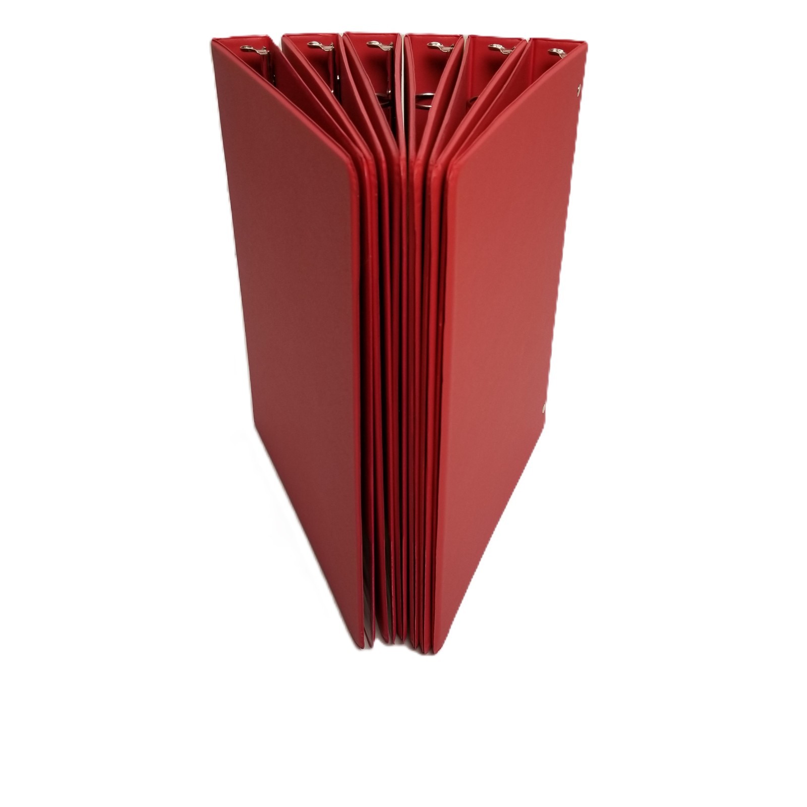 Cardinal Performer 3 Ring Binders Red 1 Inch Round Ring School Office Set of 6