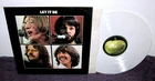 THE BEATLES Let It Be LP Later 1970s UK Apple PCS-7096 WHITE VINYL Pressing NM!!