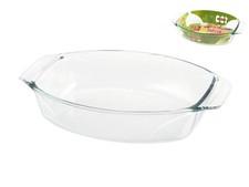 Pyrex Plat À Four Ovale En Verre 2 L 30x21 Cm