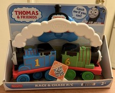 Fisher Price Thomas Friends Race Chase Remote Control Train Engine