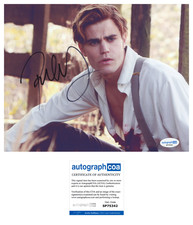 Paul Wesley ‘Vampire Diaries’ Signed 8x10 Photo ‘Stefan Salvatore’ ACOA