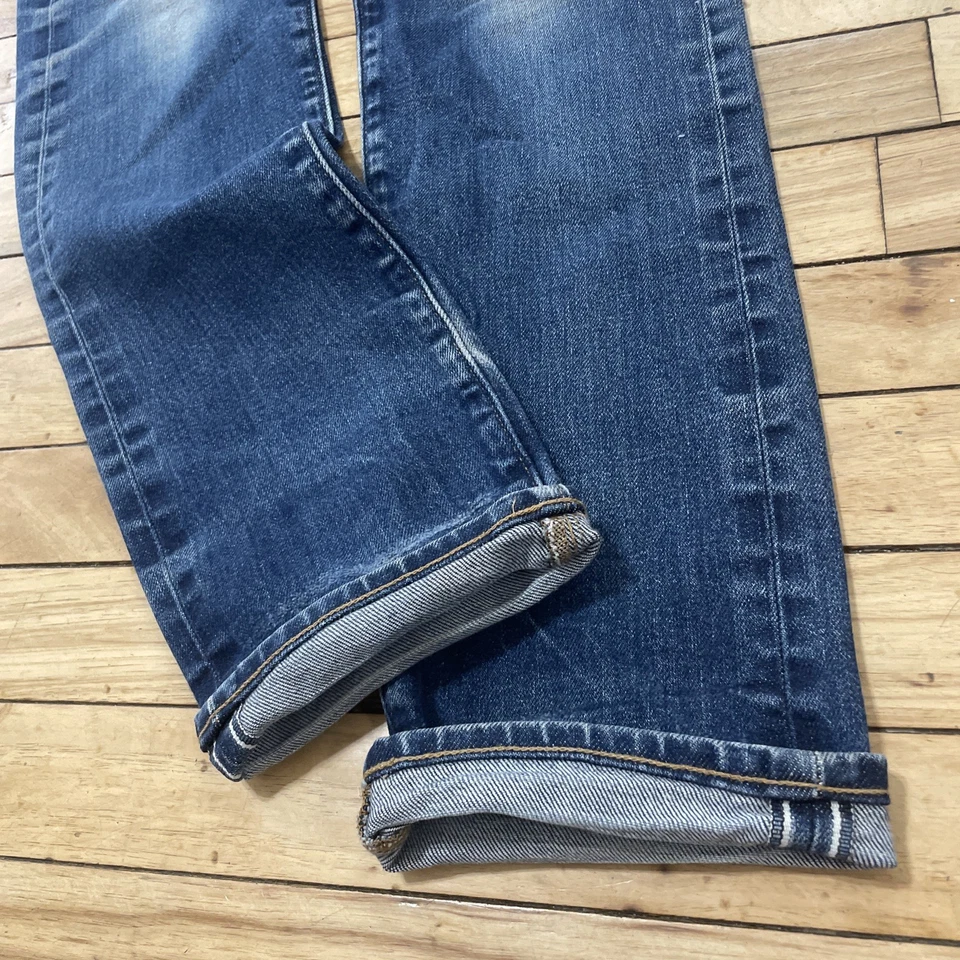 Jeans ajustados Levi's Made Crafted 511 tela japonesa ribete de mezclilla para hombre 32x32 azul Foto 4 de 4