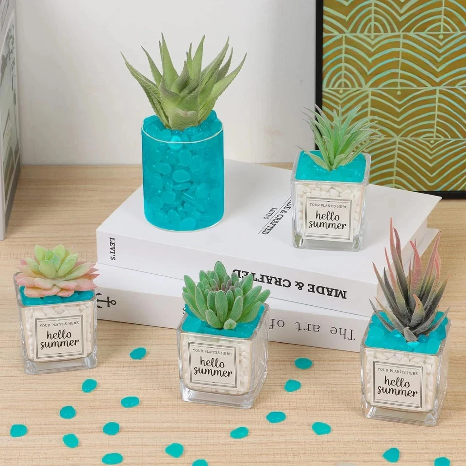 1000 шт. светящиеся в темноте камни светящиеся камни галька для наружного декора, - Изображение 4 из 4