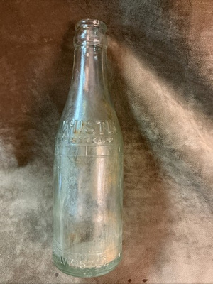 #ad #ad Vintage whistle Bottling company 6 1 2 ounce soda water bottle number 1 As Is $6.21