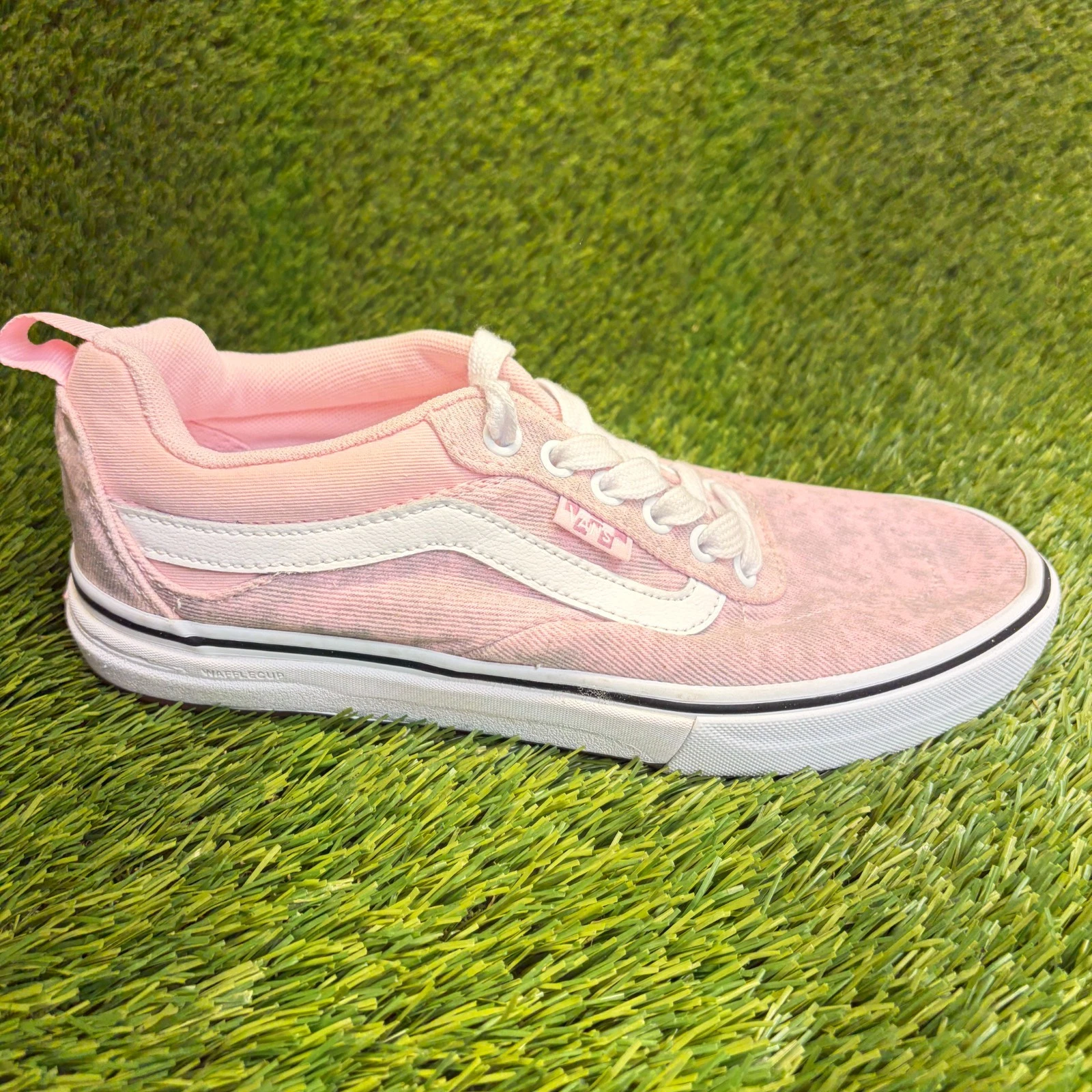 Vans Kyle Walker Pro Mens Size 7 Pink White Athletic Skateboard Shoes Sneakers