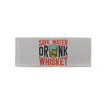 Wasser Sparen Whiskey Design Mikrofaser Bar Handtuch Männerhöhle Pub Biermatte