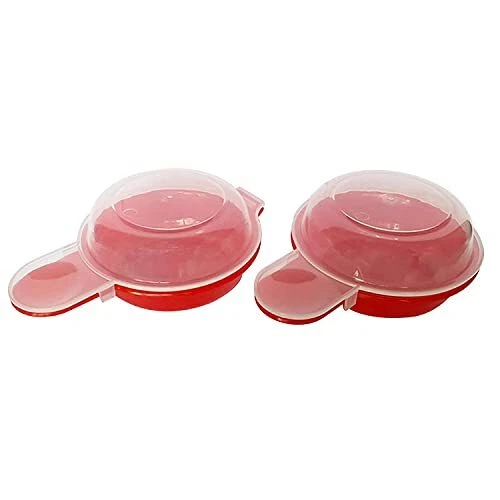 Microwave egg cooker, 2 sets cooking tool making TWO eggwich one time...