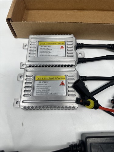 2 New Digital HID Ballast Replacement 55W AC Metal Slim Design 880 9005 9006 H7 - Picture 3 of 9