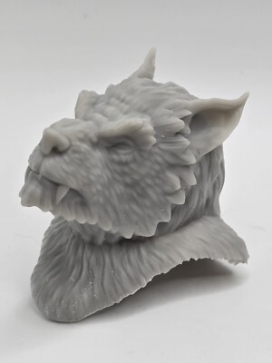 3d Print WEREWOLF HEAD #2 1:10 7'' DIAMOND SELECT MCFARLANE DC MULTIVERSE