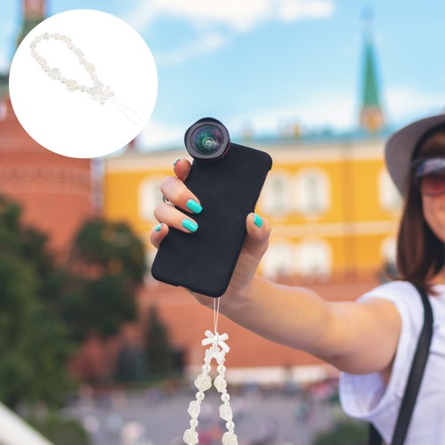 4-pak Pearl Łańcuszek do telefonu komórkowego Smycz Charm Pasek na nadgarstek do - Zdjęcie 6 z 12
