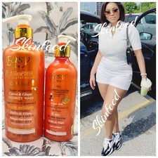 Easy Glow Super L Gluthathione Whitening Carrot Toning Milk 3x  Shower Bath