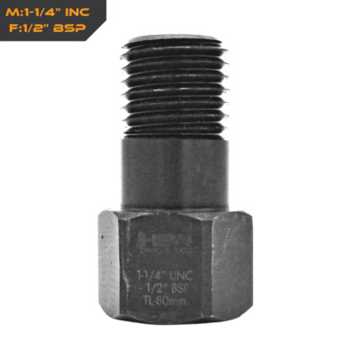 1-1/4'''' UNC (Stecker) auf 1/2'''' BSP (Buchse) Kernbohrer Adapter