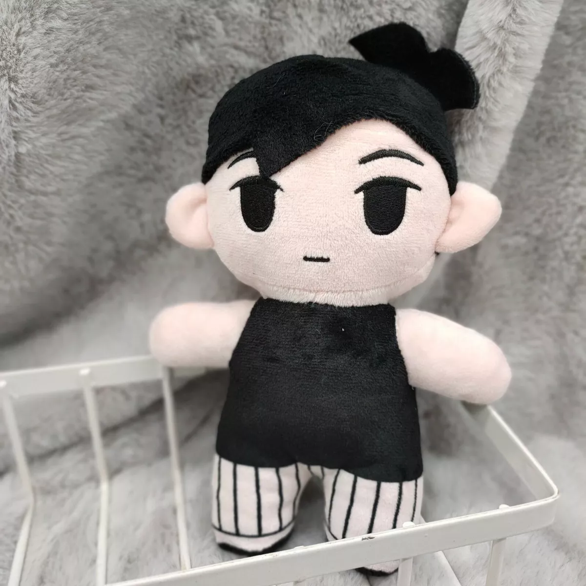 Sunny Plush Toy Cute Omori Stuffed Doll Black Hair Figure Stuffed