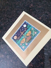 Greeting Card Hand Finished in England by Sharon Jervis