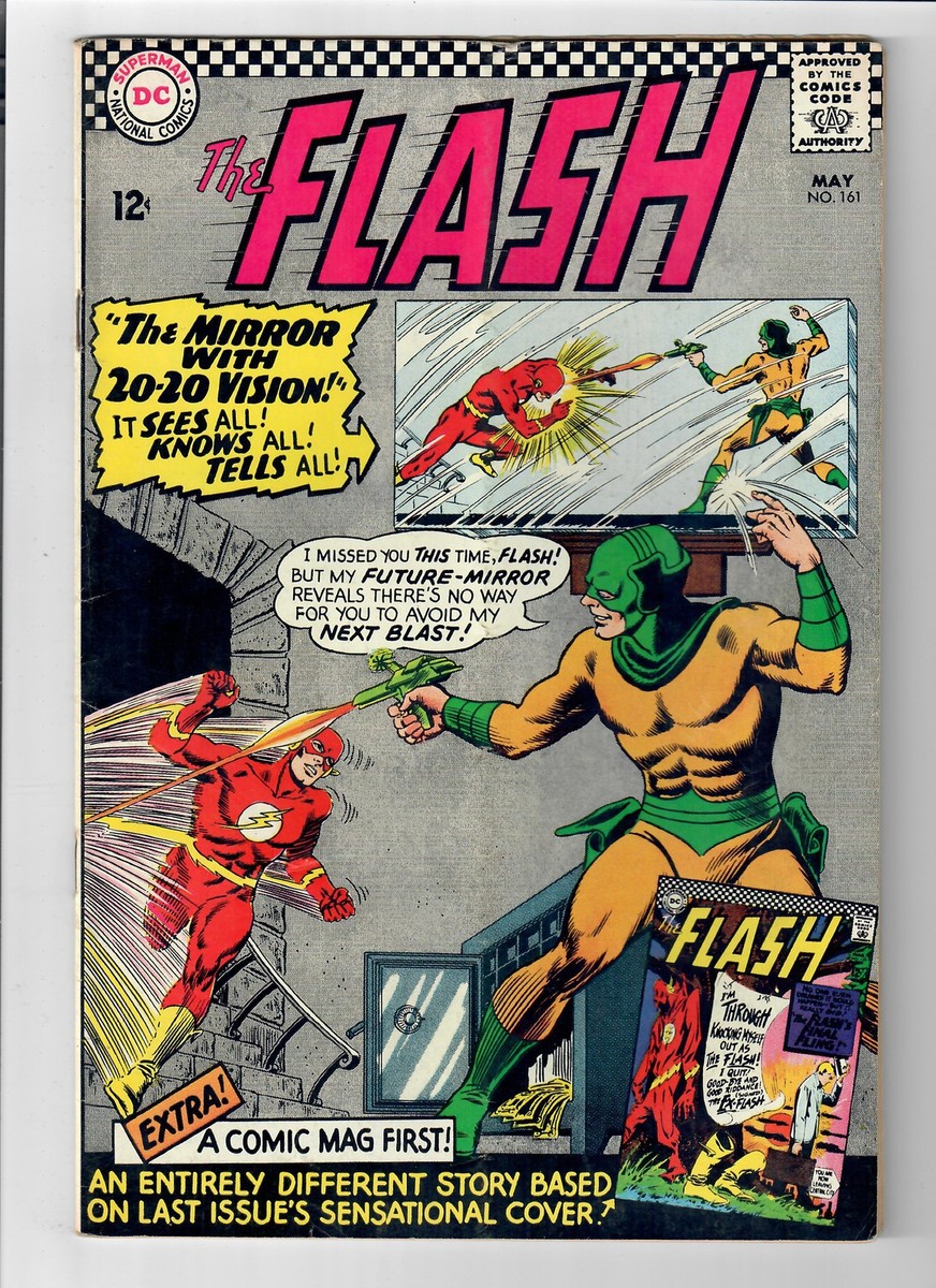 FLASH #161 (1966) - GRADE 7.0 - DC MIRROR MASTER APPEARANCE SILVER