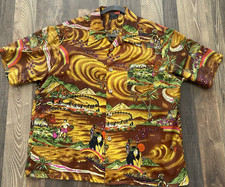 J.C. Penney Towncraft Hawaiian Shirt Men size XL 70s