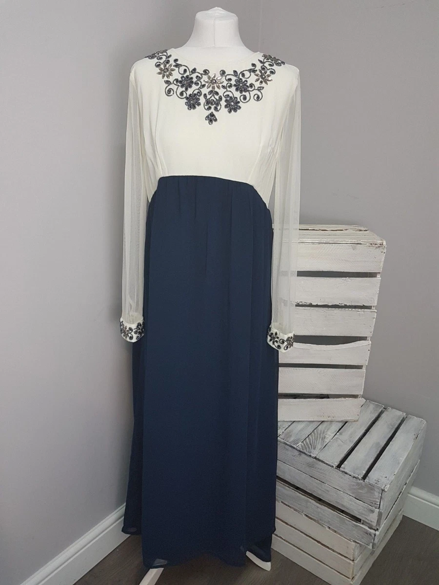 Maternity embellished top maxi dress