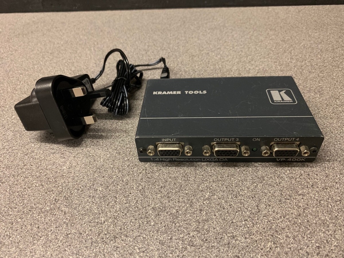 Kramer VP-400K 1:4 VGA Video Distribution Amplifier | eBay UK